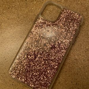 I phone 11 pro max glittery case